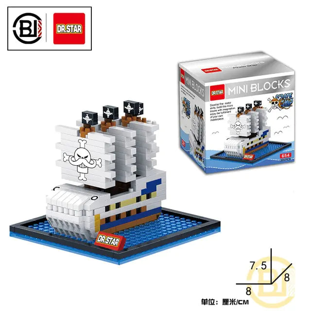 One Piece Pirate Ship Series Building Blocks