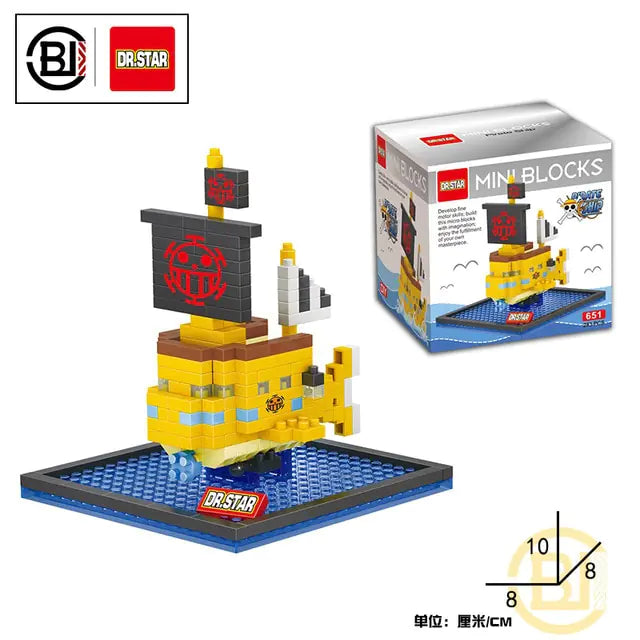 One Piece Pirate Ship Series Building Blocks