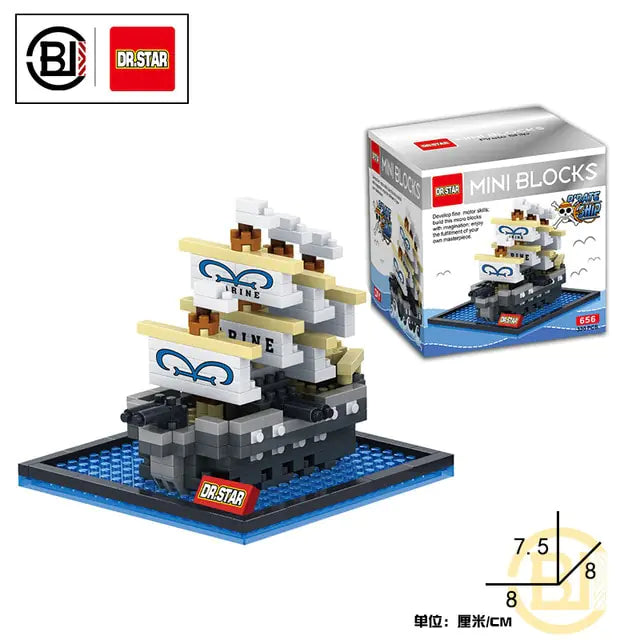 One Piece Pirate Ship Series Building Blocks